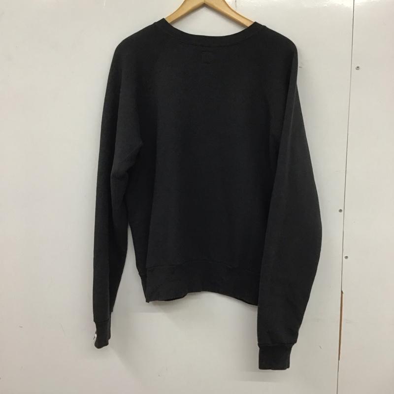 ヒューマンメード HUMAN MADE トレーナー 長袖 スウェット 裏起毛 M ロゴ、文字 黒 / ブラック / メンズ USED 古着 中古 10133568