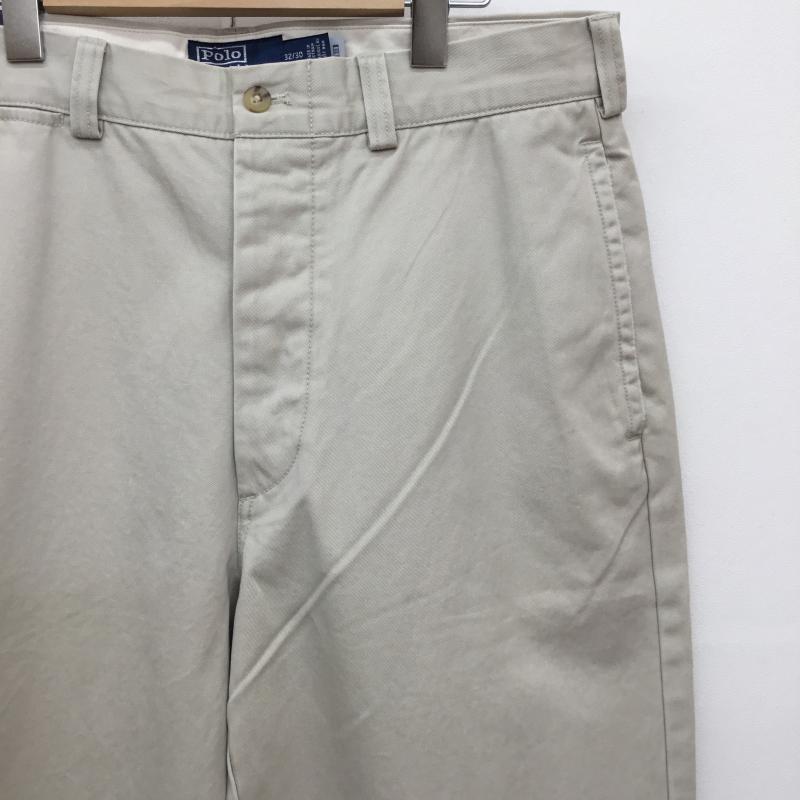 ポロラルフローレン POLO RALPH LAUREN パンツ チノパン BEAMS別注 32インチ 無地 ベージュ / ベージュ / メンズ USED 古着 中古 10136214