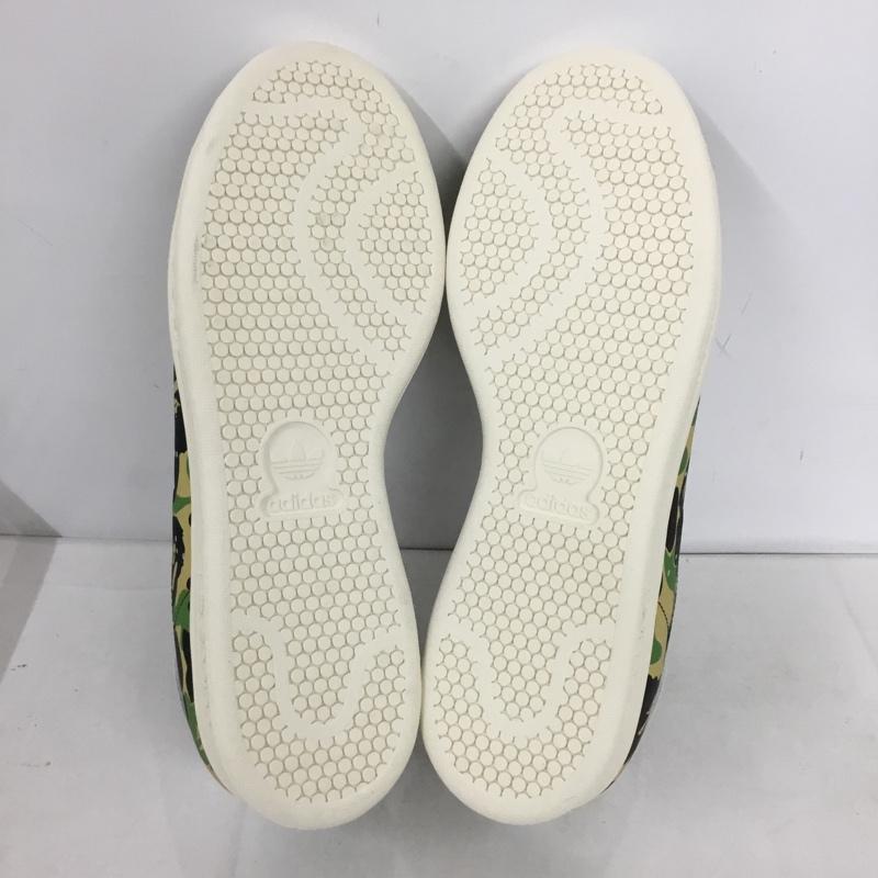 アディダス adidas スニーカー スニーカー IG8949 STAN SMITH BAPE A BATHING APE 30th Anniversary 26.5 箱有 26.5cm カモフラージュ柄・迷彩 マルチカラー / マルチカラー / メンズ USED 古着 中古 10137843