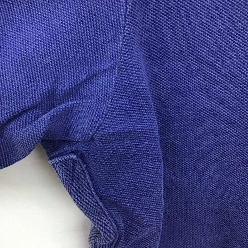 ポロバイラルフローレン Polo by RALPH LAUREN ポロシャツ 半袖 半袖ポロシャツ カラーシャツ 半袖カットソー XL ロゴ、文字 青 / ブルー / メンズ USED 古着 中古 10134945