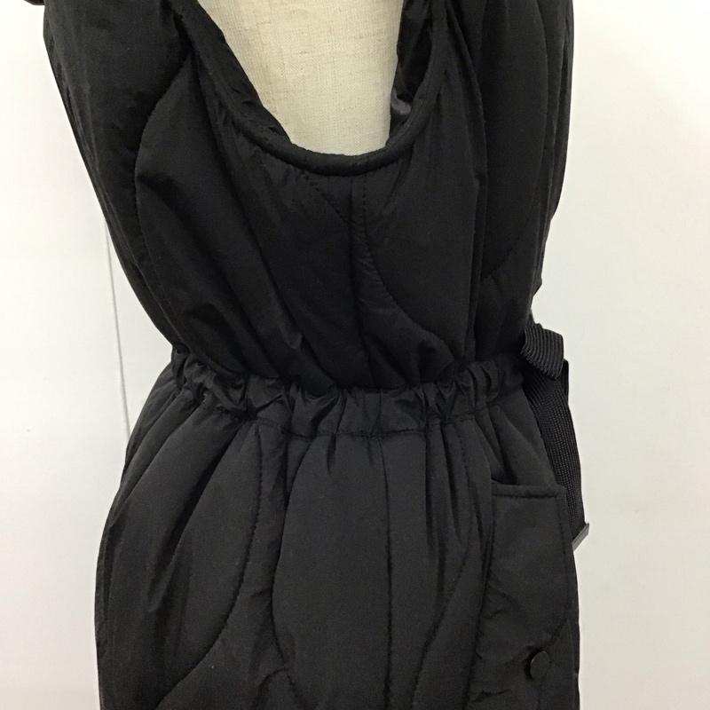 ザラ ZARA ベスト ベスト ジップアップベスト ダウンベスト ノースリーブカットソー ロングベスト XS 無地 黒 / ブラック / レディース USED 古着 中古 10121668