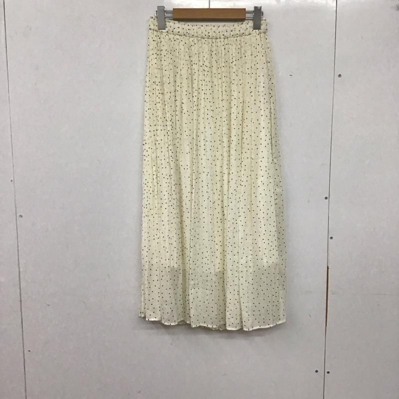 ロペピクニック ROPE PICNIC スカート ロングスカート 38 ドット 白 / ホワイト / レディース USED 古着 中古 10138061