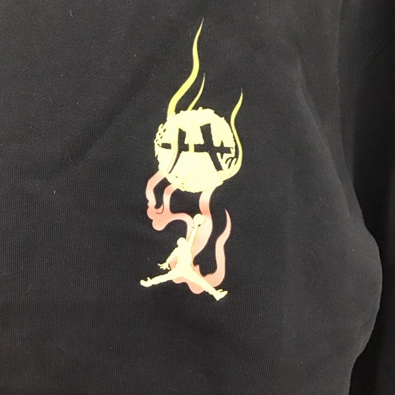 エアジョーダン AIR JORDAN トレーナー 長袖 DV3128-010 Jordan x Rui Hachimura Ntr Crew Sweatshirt XXL 無地 黒 / ブラック /  メンズ USED 古着 中古 10117185