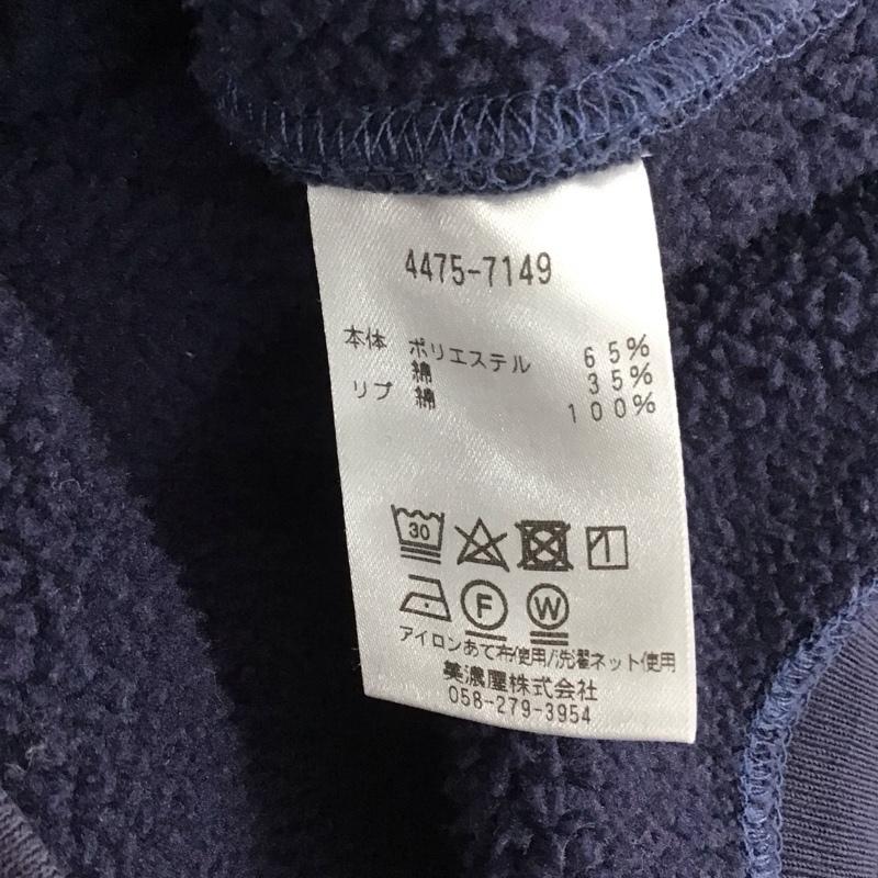 エルエルビーン L.L.Bean トレーナー 長袖 長袖トレーナー スウェット クルーネック プルオーバー M ロゴ、文字 紺 / ネイビー / レディース USED 古着 中古 10132745