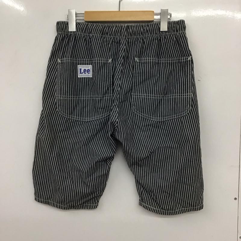 リー Lee パンツ ショートパンツ lm5933 イージーベイカーショーツ ハーフパンツ S ストライプ 白 / ホワイト / X 青 / ブルー / メンズ USED 古着 中古 10134571