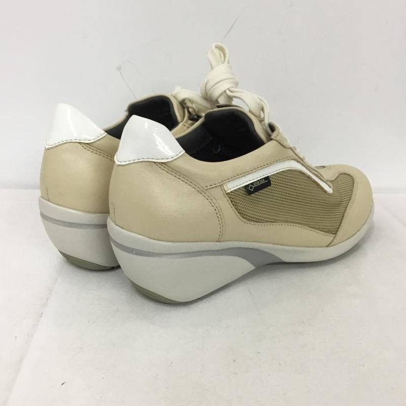 マドラスウォーク madras Walk スニーカー スニーカー MWL1009 ファスナー GORE-TEX 23cm 23.0cm 無地 ベージュ / ベージュ / レディース USED 古着 中古 10135793