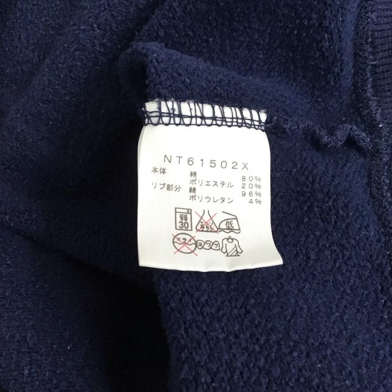 ザノースフェイス THE NORTH FACE パーカー 長袖 NT61502X ジップパーカー S プリント X ロゴ、文字 紺 / ネイビー / メンズ USED 古着 中古 10131417