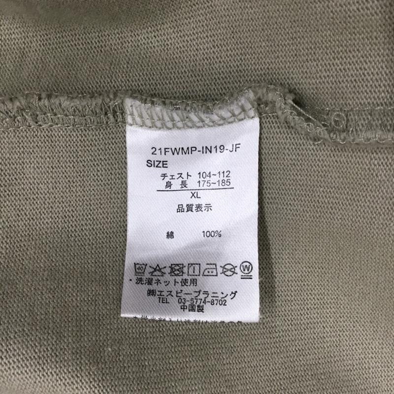 マンハッタンポーテージ Manhattan Portage カットソー 長袖 21FWMP-IN19-JF バックプリントロングスリーブTシャツ XL ロゴ、文字 ベージュ / ベージュ /  メンズ USED 古着 中古 10111342