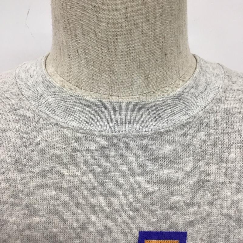 古着 USED トレーナー 長袖 長袖トレーナー スウェット 長袖カットソー プリントスウェット L ロゴ、文字 灰 / グレー / メンズ USED 古着 中古 10107230