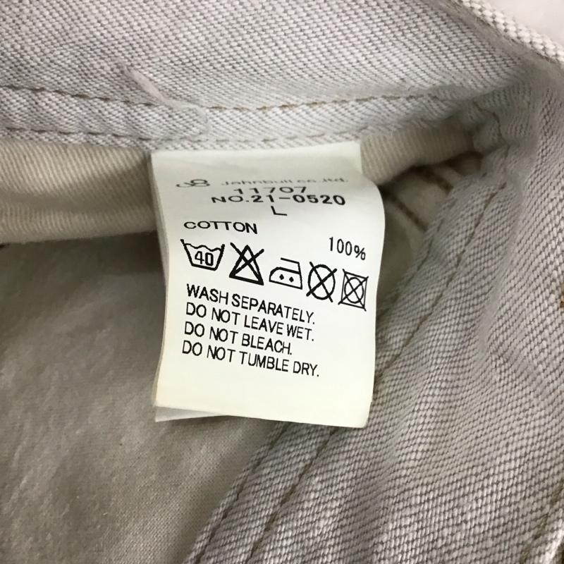 ジョンブル Johnbull パンツ デニム、ジーンズ デニムパンツ ストレートパンツ ワイドパンツ カジュアルパンツ L 無地 灰 / グレー / メンズ USED 古着 中古 10114326