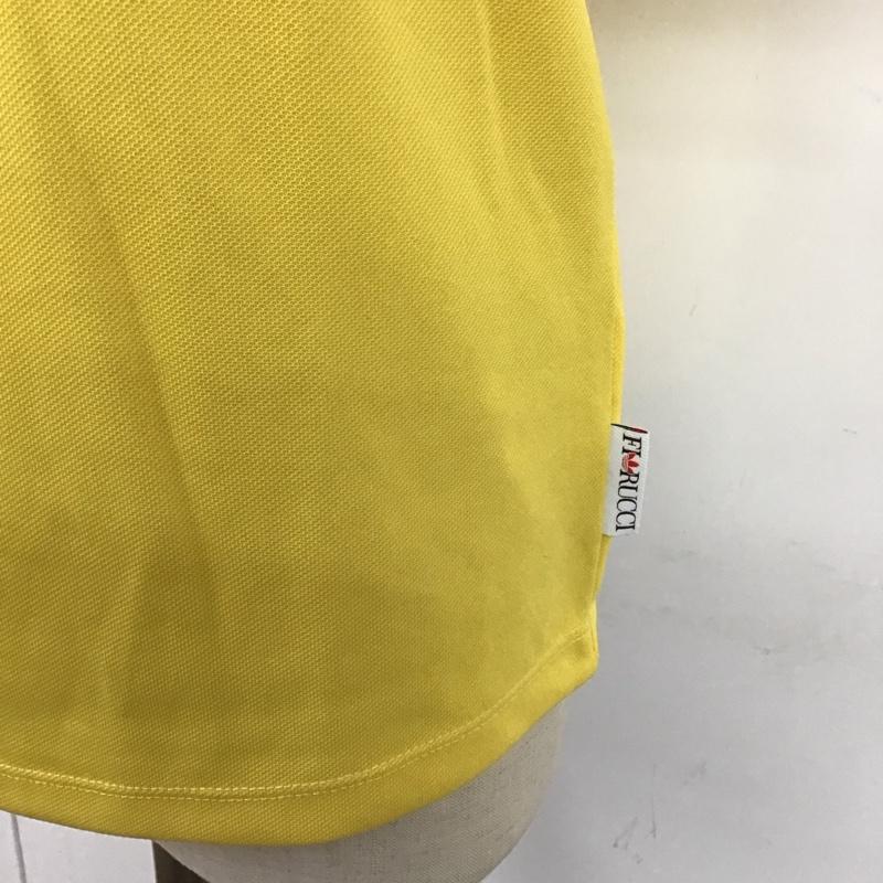 アディダス adidas Tシャツ 半袖 FL4141 フィオルッチ Vネック 天使 S プリント 黄 / イエロー / レディース USED 古着 中古 10121090