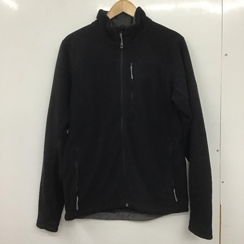 マウンテン ハード ウェアー MOUNTAIN HARDWEAR ジャケット、上着 ジャケット、ブレザー ジップアップフリースジャケット アウター 長袖ジャケット S ロゴ、文字 黒 / ブラック / メンズ USED 古着 中古 10139279