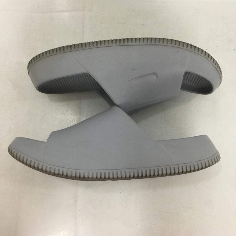 ナイキ NIKE サンダル サンダル シャワーサンダル M10 ワンポイント 灰 / グレー / メンズ USED 古着 中古 10135544