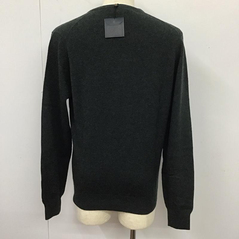 ブルックスブラザーズ BROOKS BROTHERS ニット、セーター 長袖 長袖ニットカットソー ニット セーター Vネックニット M 無地 緑 / グリーン / メンズ USED 古着 中古 10112570