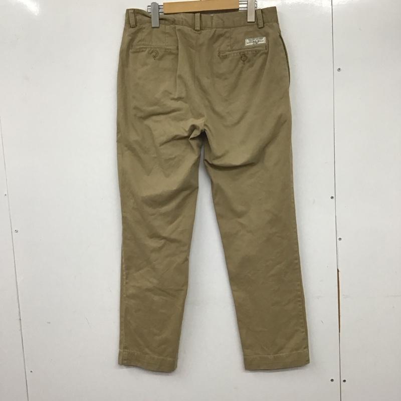 ポロラルフローレン POLO RALPH LAUREN パンツ チノパン チノパン ワイドパンツ カジュアルパンツ 32インチ 無地 ベージュ / ベージュ / メンズ USED 古着 中古 10137656