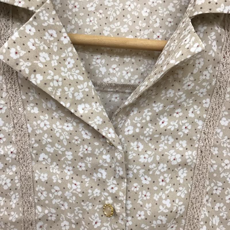 オリーブデオリーブ OLIVE des OLIVE シャツ、ブラウス 半袖 FREE 総柄 ベージュ / ベージュ / レディース USED 古着 中古 10131841