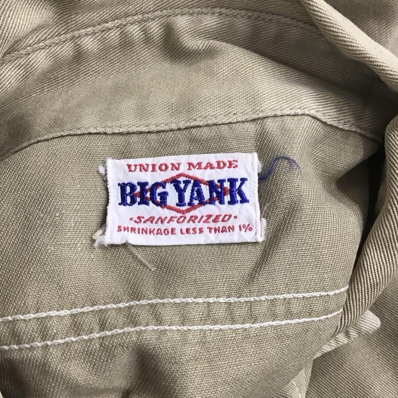 ビッグヤンク BIG YANK シャツ、ブラウス 半袖 半袖シャツ カラーシャツ 半袖カットソー 無地シャツ 無地 ベージュ / ベージュ /  メンズ USED 古着 中古 10108510