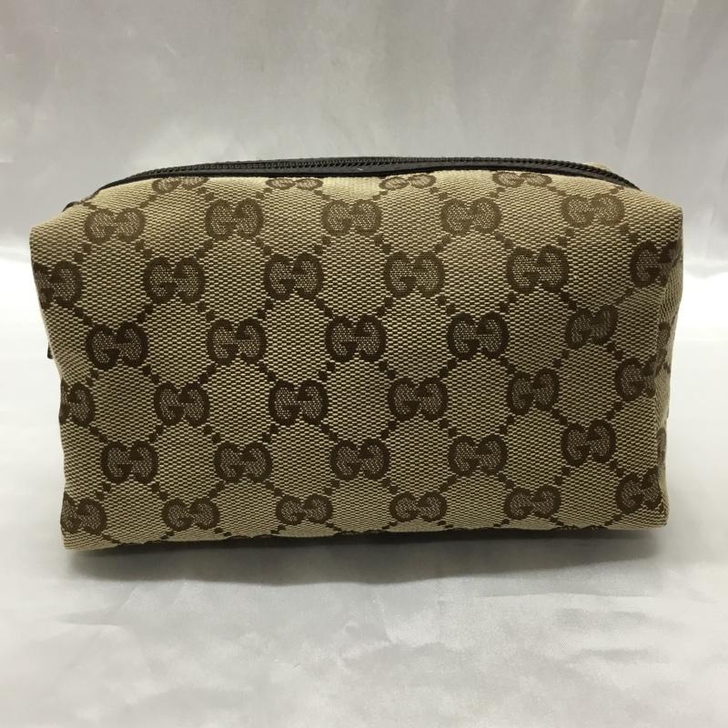 グッチ GUCCI ポーチ ポーチ 29595 GG 総柄 ベージュ / ベージュ / レディース USED 古着 中古 10110642