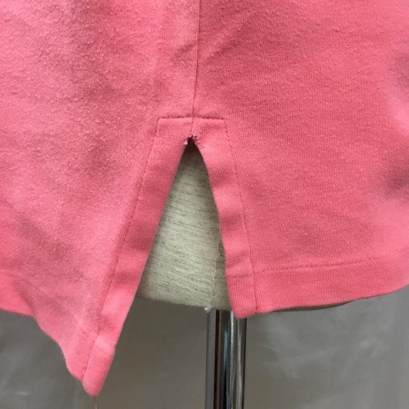 ポロバイラルフローレン Polo by RALPH LAUREN ポロシャツ 半袖 L 無地 桃 / ピンク / メンズ USED 古着 中古 10108737
