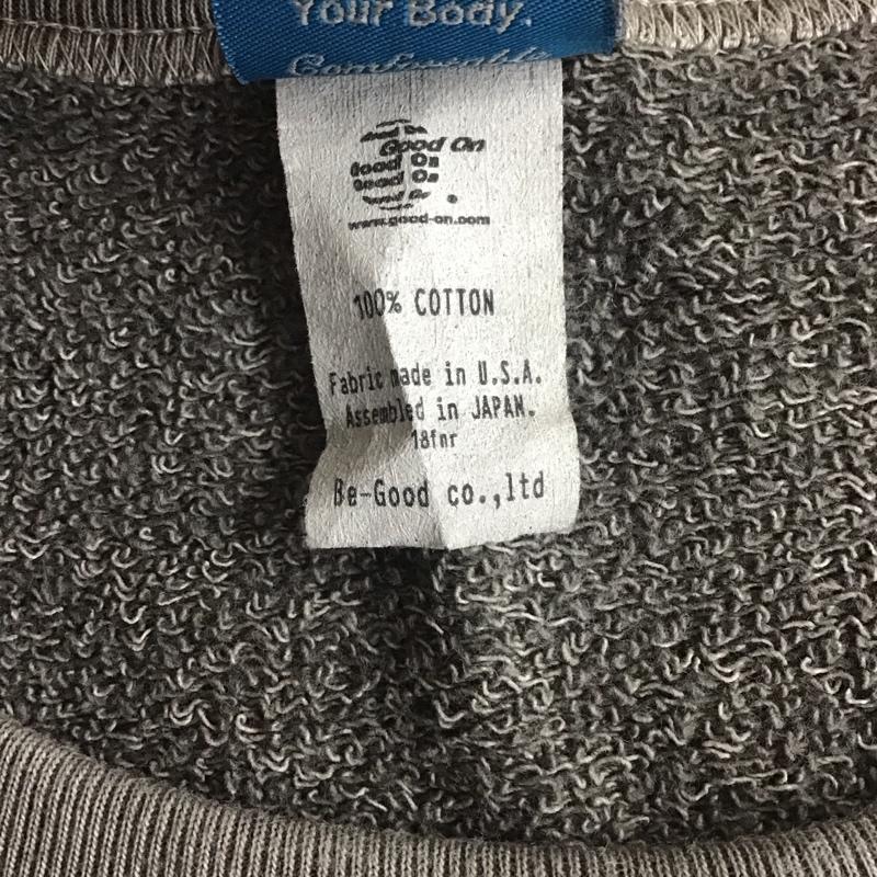 グッドオン Good On トレーナー 長袖 XL 無地 チャコールグレー / チャコールグレー / メンズ USED 古着 中古 10108096