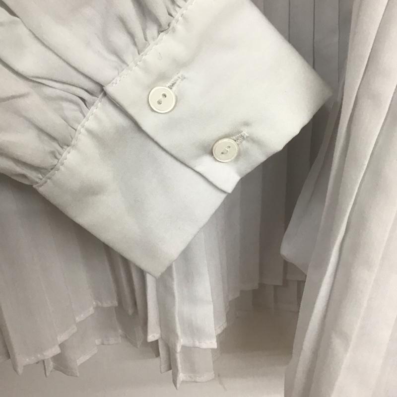 ザラ ZARA カットソー 長袖 S 無地 白 / ホワイト / X 黒 / ブラック / レディース USED 古着 中古 10129659