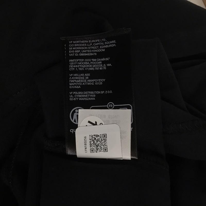 ザノースフェイス THE NORTH FACE Tシャツ 半袖 NF0A87NUJK31 Clothing T-Shirts XL ロゴ、文字 X プリント 黒 / ブラック / メンズ USED 古着 中古 10132499