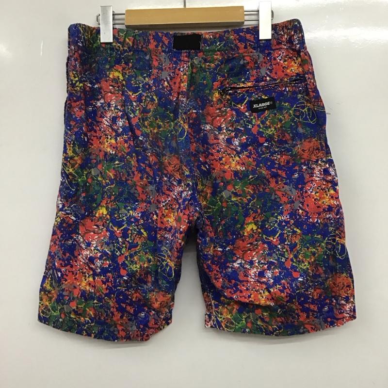 エクストララージ XLARGE パンツ ショートパンツ 32インチ 総柄 マルチカラー / マルチカラー / メンズ USED 古着 中古 10134833