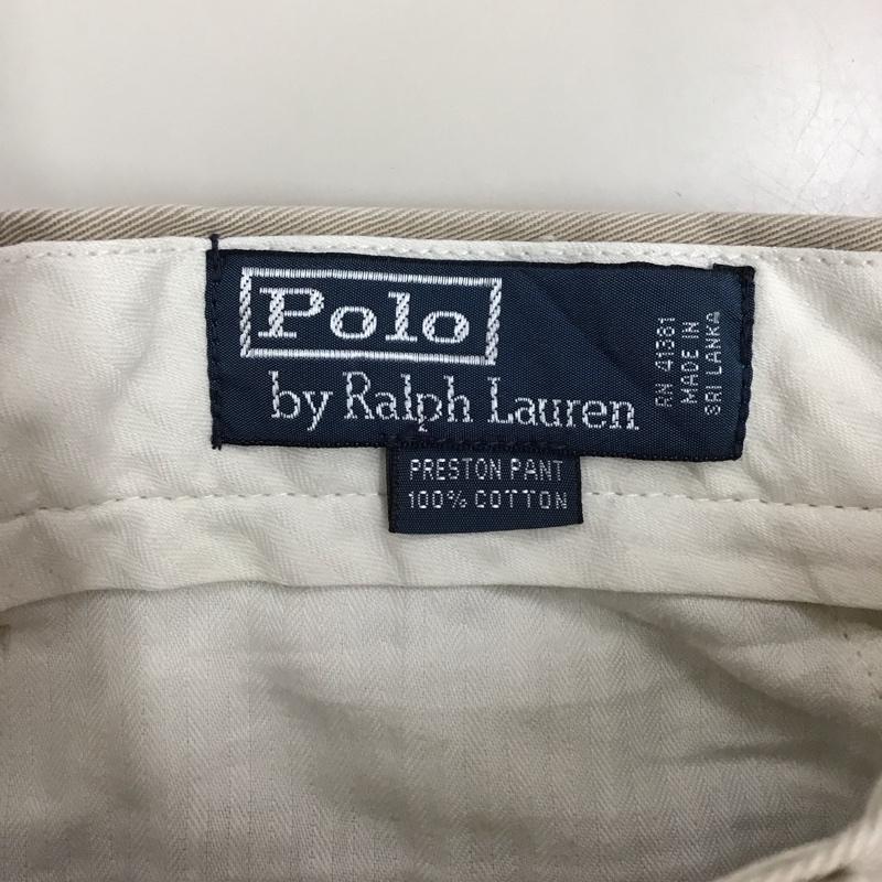 ポロバイラルフローレン Polo by RALPH LAUREN パンツ チノパン W182041 コットン 30 無地 ベージュ / ベージュ /  メンズ USED 古着 中古 10122608
