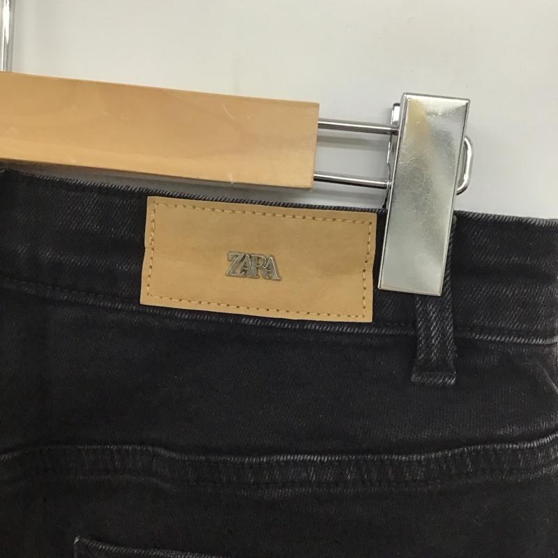 ザラ ZARA パンツ デニム、ジーンズ ブラックデニム 40 無地 黒 / ブラック / メンズ USED 古着 中古 10134838
