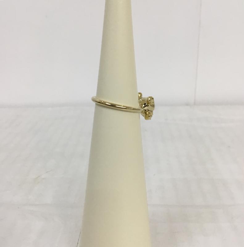 古着 USED アクセサリー 指輪 リング スカル ドクロ 箱無 無地 金 / ゴールド / メンズ USED 古着 中古 10045593