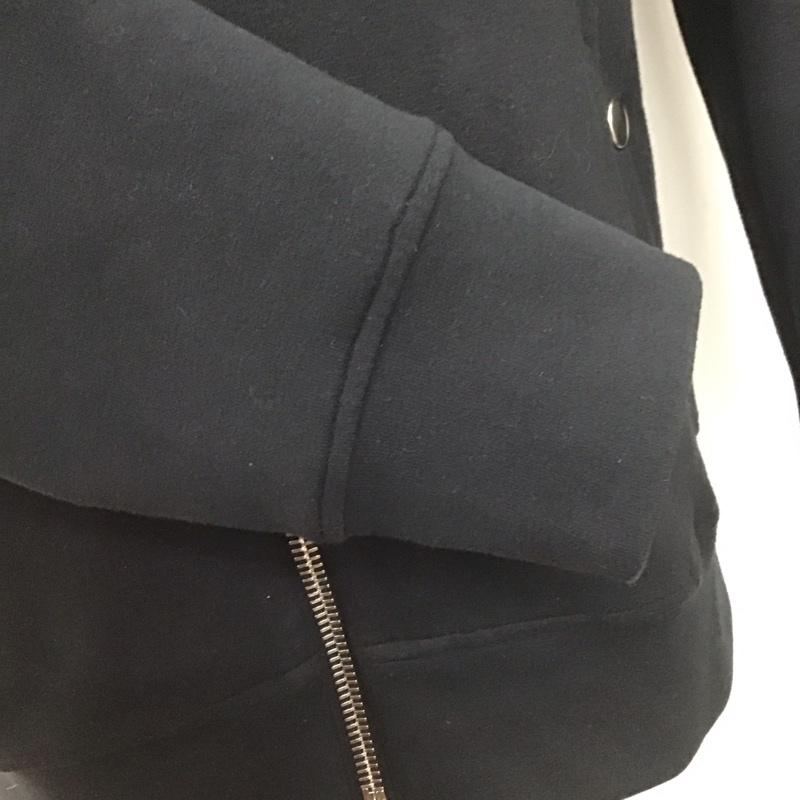 ダヴルジェイケイ wjk パーカー 長袖 mj73t SAIBARApants ジップアップパーカー 長袖パーカー L 無地 黒 / ブラック / メンズ USED 古着 中古 10107352