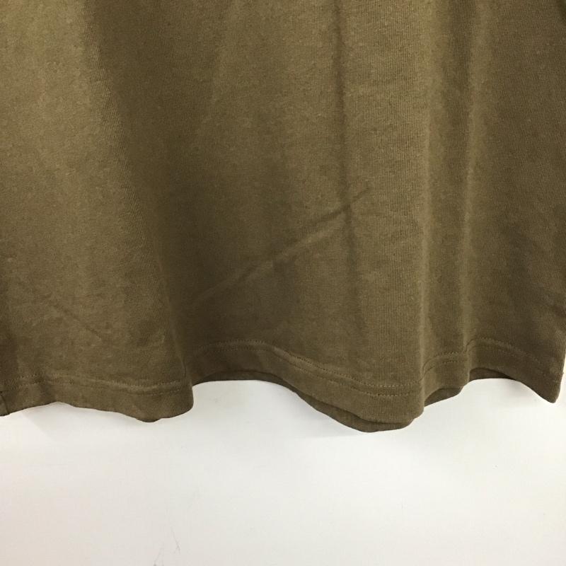 ラファイエット Lafayette Tシャツ 半袖 半袖カットソー プリントTシャツ クルーネックカットソー L ロゴ、文字 茶 / ブラウン / メンズ USED 古着 中古 10138158
