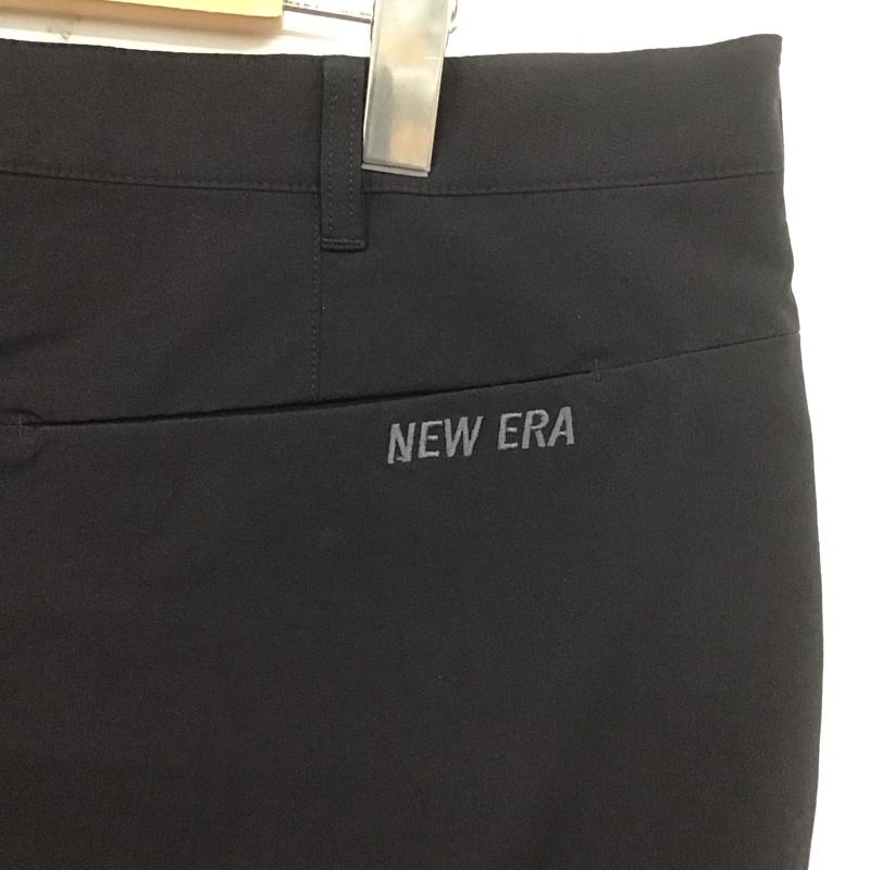 ニューエラ NEW ERA パンツ スラックス カジュアルパンツ ワイドパンツ ストレッチパンツ 無地 黒 / ブラック /  メンズ USED 古着 中古 10127317