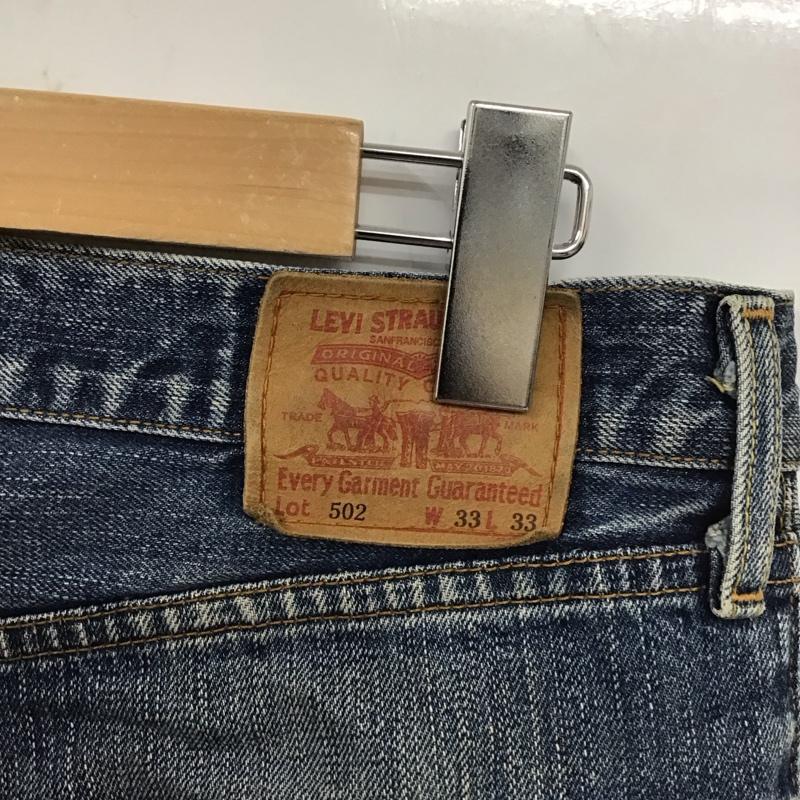 リーバイストラウスアンドコー Levi Strauss & co. パンツ デニム、ジーンズ デニムパンツ ワイドパンツ カジュアルパンツ Gパン 33インチ 無地 インディゴ / インディゴ /  メンズ USED 古着 中古 10128676