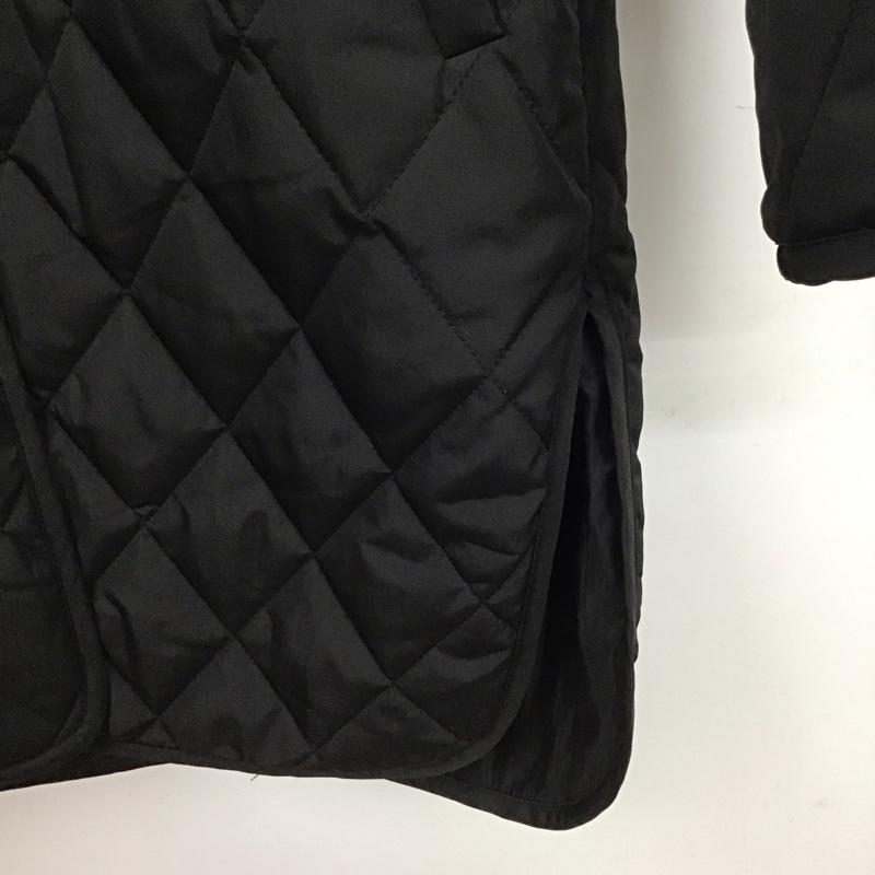 ユナイテッドアローズグリーンレーベルリラクシング UNITED ARROWS green label relaxing コート コート一般 3625-137-1798 撥水 キルト ロング コート 36 無地 黒 / ブラック / レディース USED 古着 中古 10131125