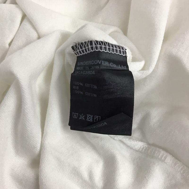 アンダーカバー UNDERCOVER Tシャツ 半袖 半袖カットソー プリントTシャツ クルーネックカットソー 3 プリント 白 / ホワイト / メンズ USED 古着 中古 10132801