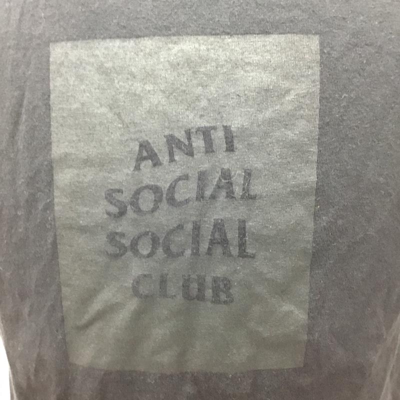 アンチソーシャルソーシャルクラブ ANTI SOCIAL SOCIAL CLUB Tシャツ 半袖 半袖カットソー プリントTシャツ クルーネックカットソー M ロゴ、文字 黒 / ブラック / メンズ USED 古着 中古 10113871