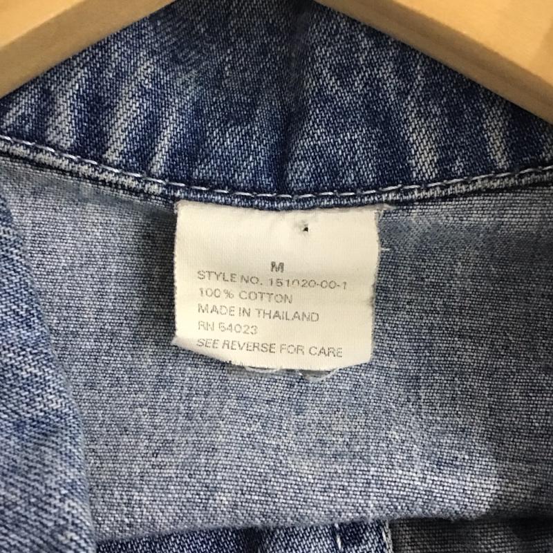 ギャップ GAP シャツ、ブラウス 長袖 長袖シャツ 無地シャツ カラーシャツ デニムシャツ M 無地 インディゴ / インディゴ / メンズ USED 古着 中古 10130579