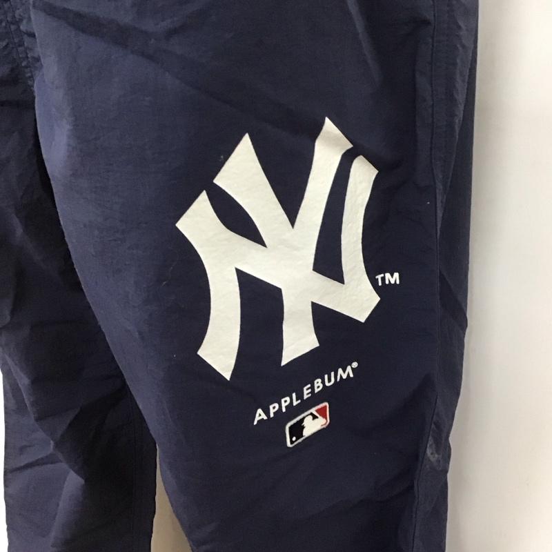 アップルバム APPLEBUM ボトムス ボトムス L ロゴ、文字 X プリント 紺 / ネイビー / メンズ USED 古着 中古 10108034