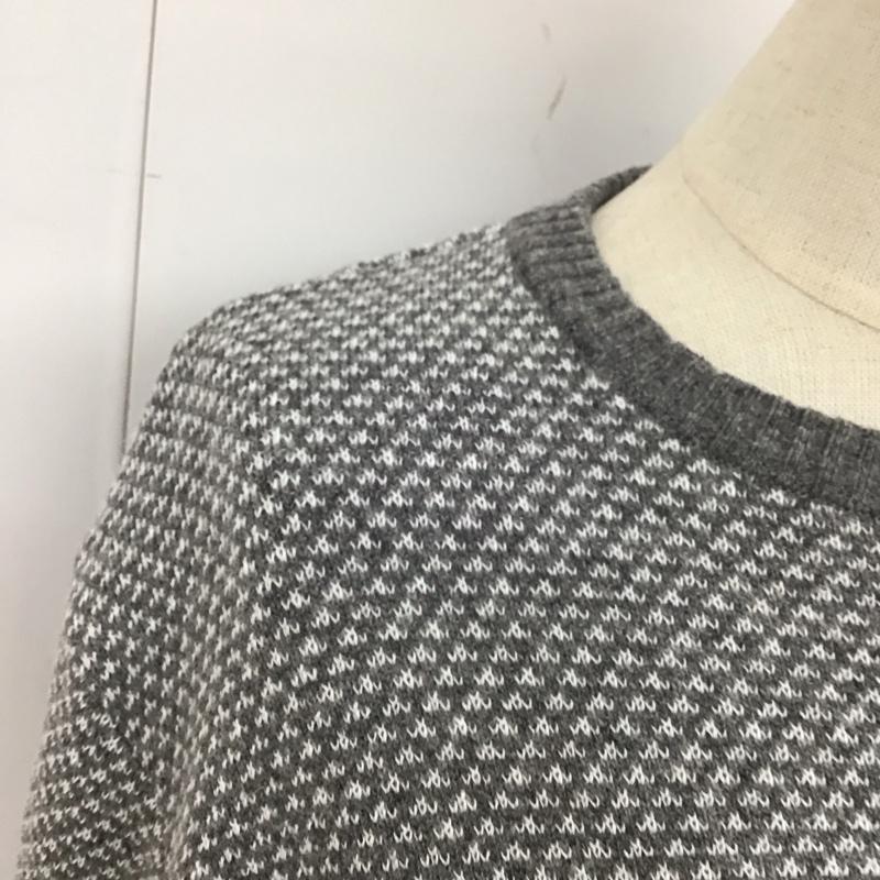 ヘリーハンセン HELLY HANSEN ニット、セーター 長袖 hoe51660 L/S Thermolite Jacquard Sweater ロングスリーブ サーモライトジャカードセーター M 無地 灰 / グレー / レディース USED 古着 中古 10123599