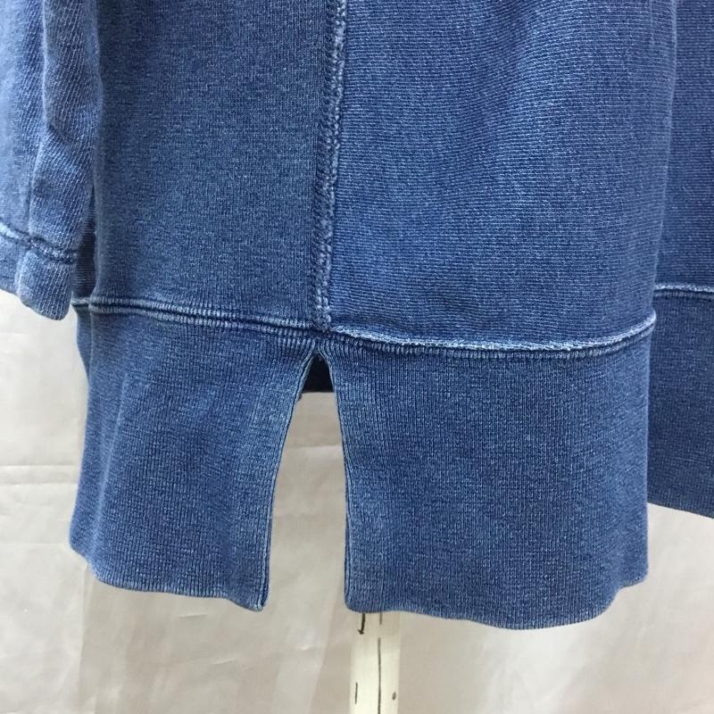 チャンピオン Champion トレーナー 長袖 CW-L004 スウェット L ワンポイント 紺 / ネイビー / レディース USED 古着 中古 10112901