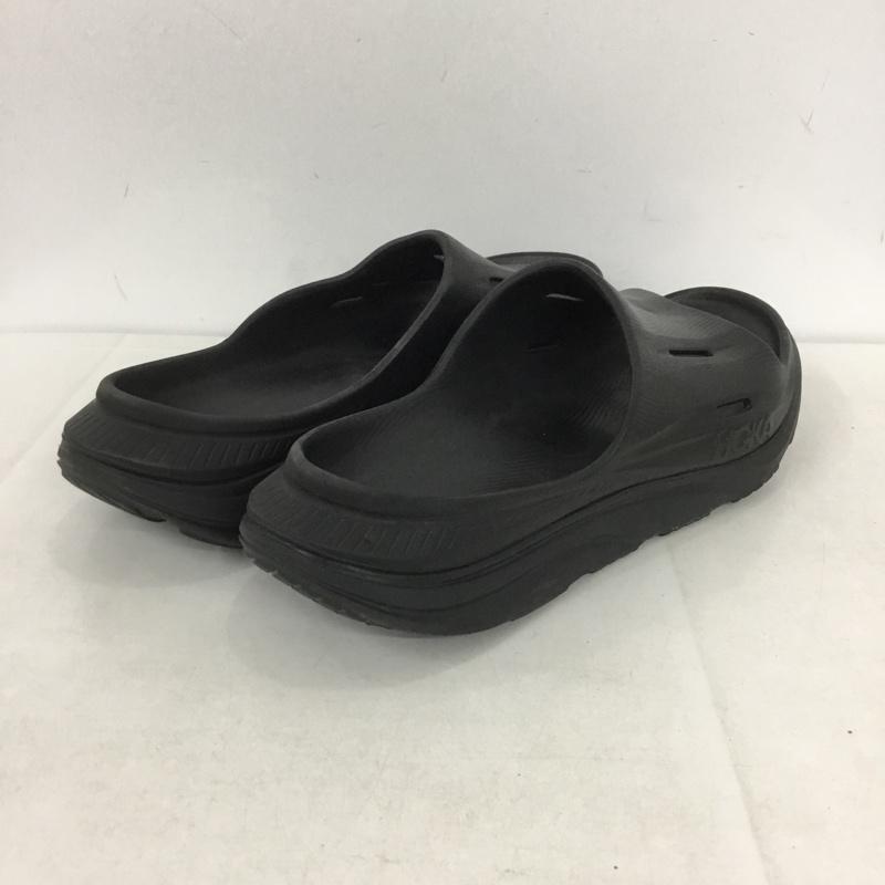 ホカ HOKA サンダル サンダル リカバリーサンダル M11 ロゴ、文字 黒 / ブラック / メンズ USED 古着 中古 10139071