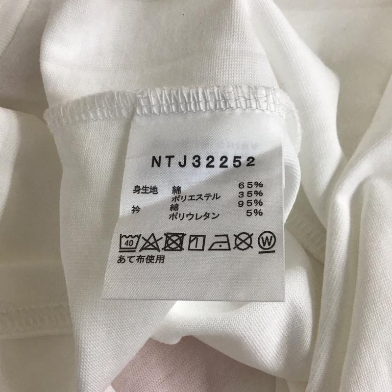 ザノースフェイス THE NORTH FACE Tシャツ 半袖 NTJ32252 ショートスリーブカラードスクエアロゴティー キッズ 150cm 150cm ロゴ、文字 白 / ホワイト / ボーイズ USED 古着 中古 10118095