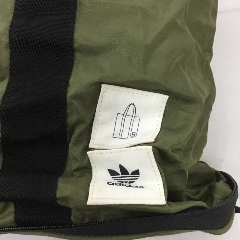 アディダス adidas トートバッグ トートバッグ DV0266 パッカブルトートバッグ 折り畳み ロゴ、文字 カーキ / カーキ / X 黒 / ブラック / メンズ USED 古着 中古 10131071