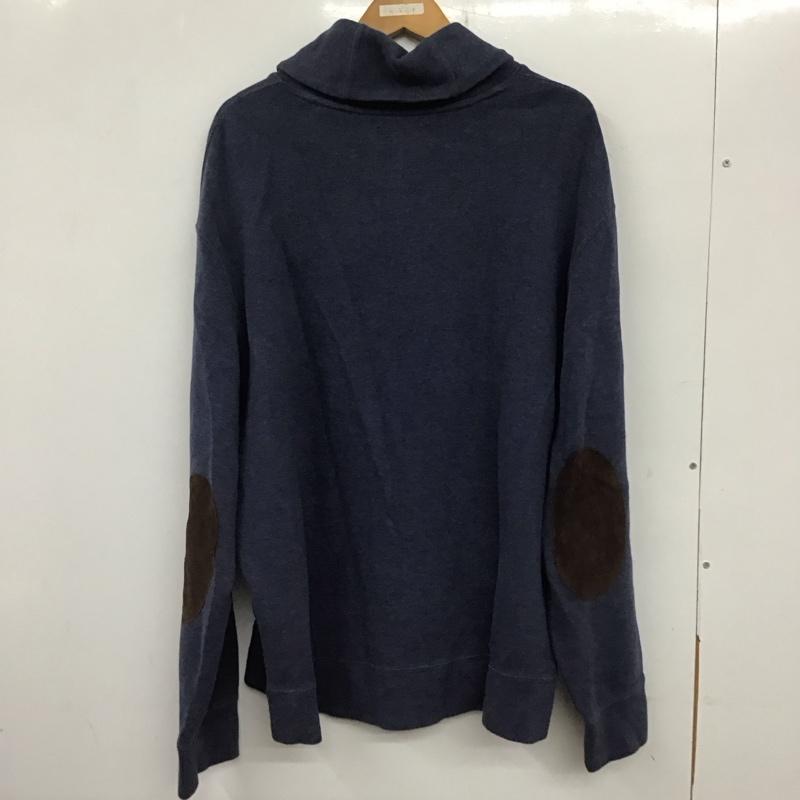 ポロバイラルフローレン Polo by RALPH LAUREN トレーナー 長袖 XL 無地 紺 / ネイビー / メンズ USED 古着 中古 10136887