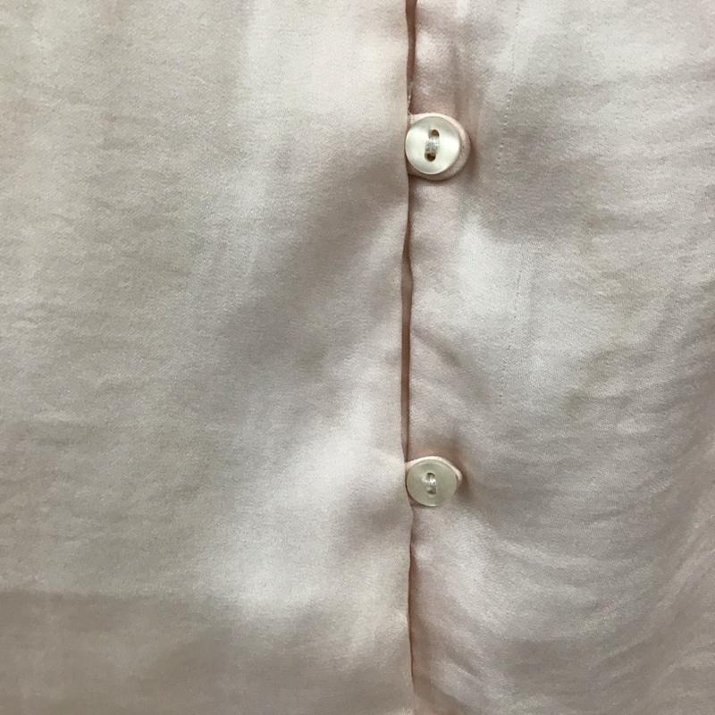 ザラ ZARA TRAFALUC トップス トップス ノースリーブ Vネック 前開き S 無地 桃 / ピンク / レディース USED 古着 中古 10114086