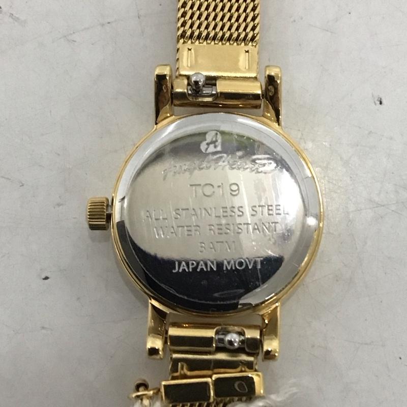 エンジェルハート ANGEL HEART 腕時計 アナログ(クォーツ式) TC19YG 箱有 ロゴ、文字 金 / ゴールド / レディース USED 古着 中古 10134111