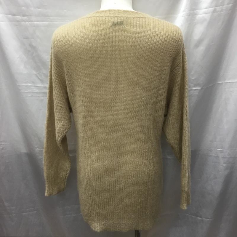 イロコイ Iroquois ニット、セーター 長袖 1 無地 ベージュ / ベージュ / メンズ USED 古着 中古 10114309