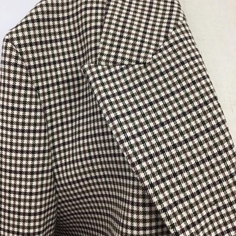 ザラ ZARA ジャケット、上着 ジャケット、ブレザー 2010 705 050 テーラードジャケット M チェック 黒 / ブラック / X 茶 / ブラウン / X カーキ / カーキ / X アイボリー / アイボリー / レディース USED 古着 中古 10108575
