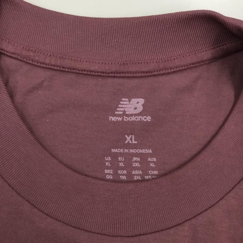 ニューバランス New Balance Tシャツ 半袖 mt41587 RunSloganリラックスショートスリーブTシャツ 半袖カットソー スポーツウェア XL ロゴ、文字 マルチカラー / マルチカラー / メンズ USED 古着 中古 10119720